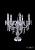 Настольная лампа  Bohemia Ivele Crystal  арт. 1403L/5/141-39/Ni