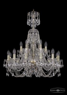 Люстра  Bohemia Ivele Crystal  арт. 1406/12+6/240/XL-78/G